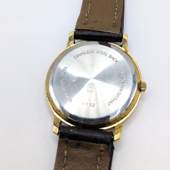 Vintage Jules Jurgensen Moonphase Triple Date Quartz Wristwatch  *Needs Battery main image 7